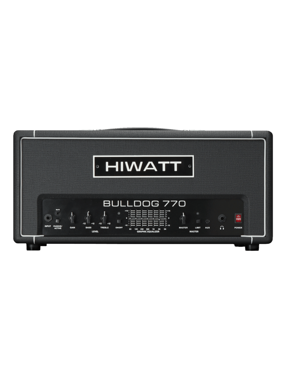 Hiwatt Bulldog 770 770-Watt Bass Amplifier Head - Black