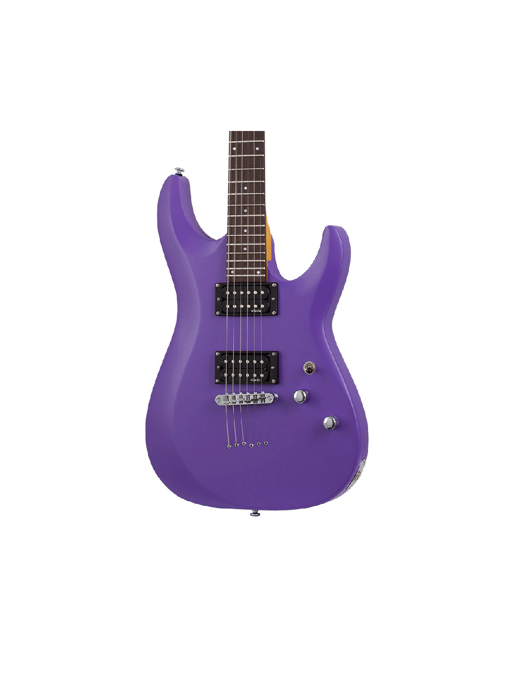 Schecter C-6 Deluxe Electric Guitar - Satin Purple