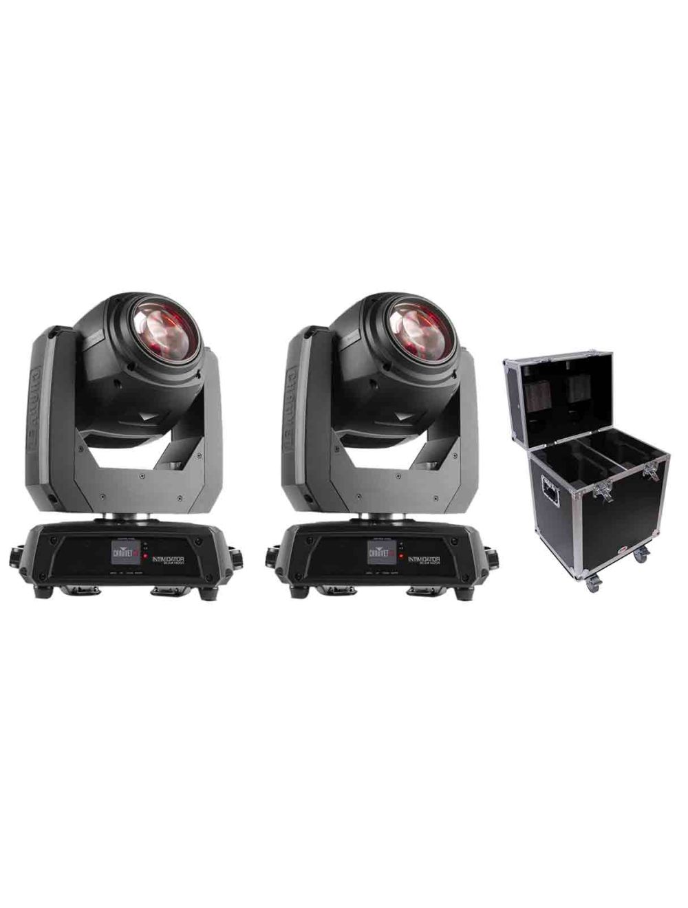 2x CHAUVET DJ Intimidator Beam 140SR + Flight Case