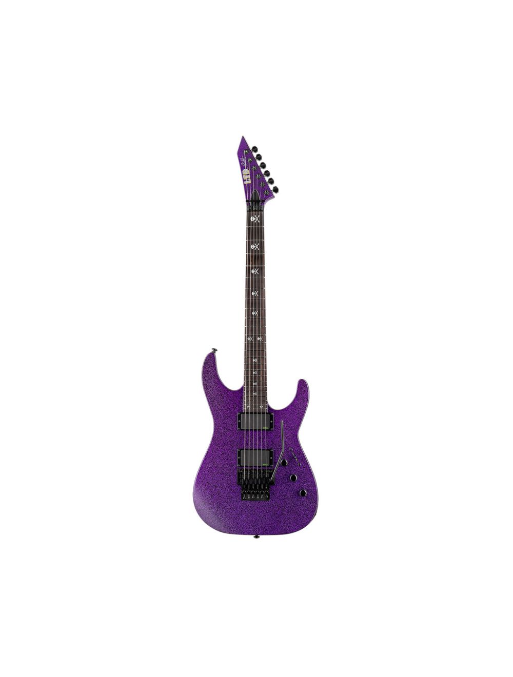 ESP LTD KH 602 Kirk Hammett Signature Guitar Purple Sparkle