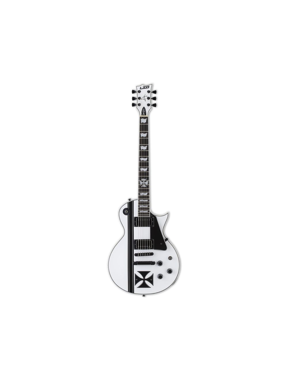 ESP LTD Iron Cross James Hetfield Signature Model Snow White