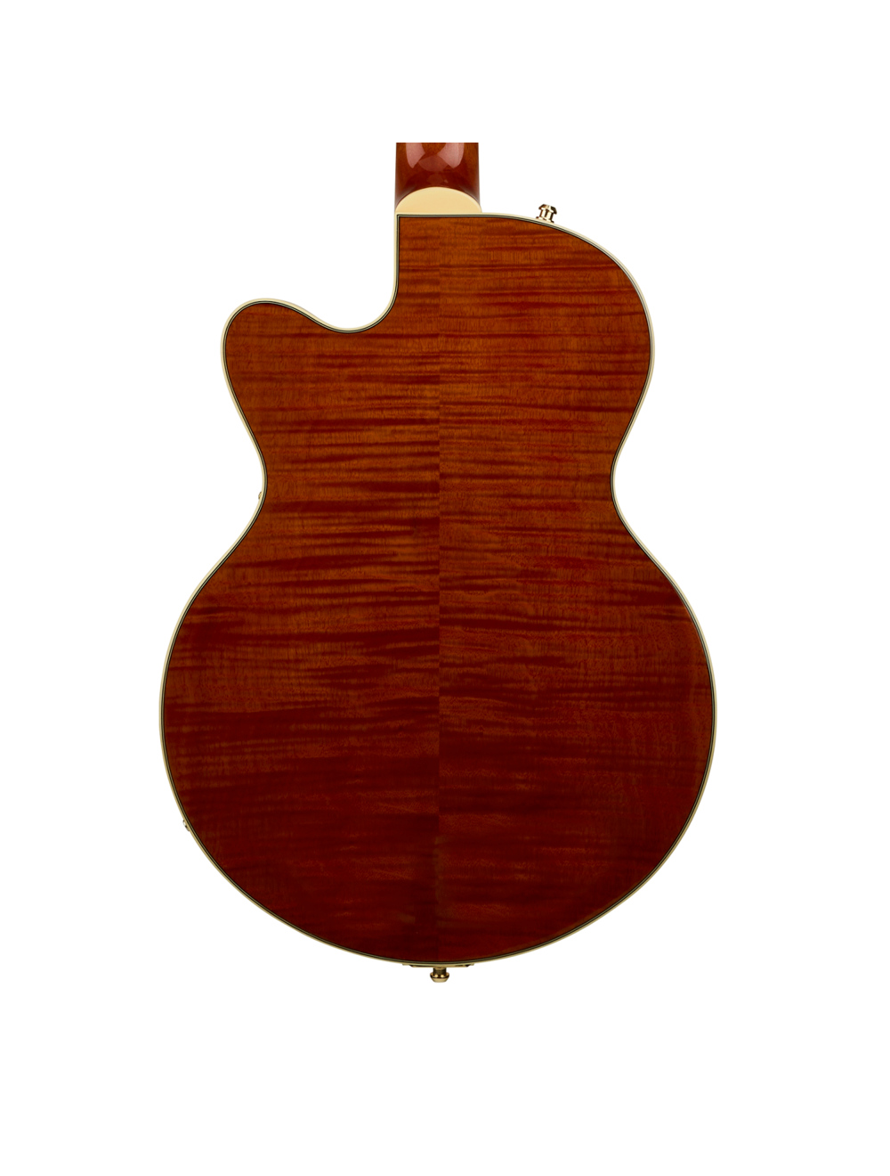 Gretsch Electromatic LTD Flame Okoume Broadkaster Jr. - Roundup Orange