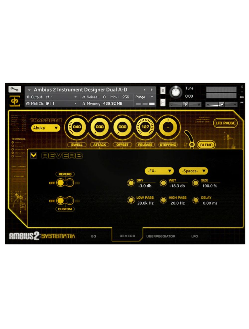 Soundiron Ambius 2: Systematik