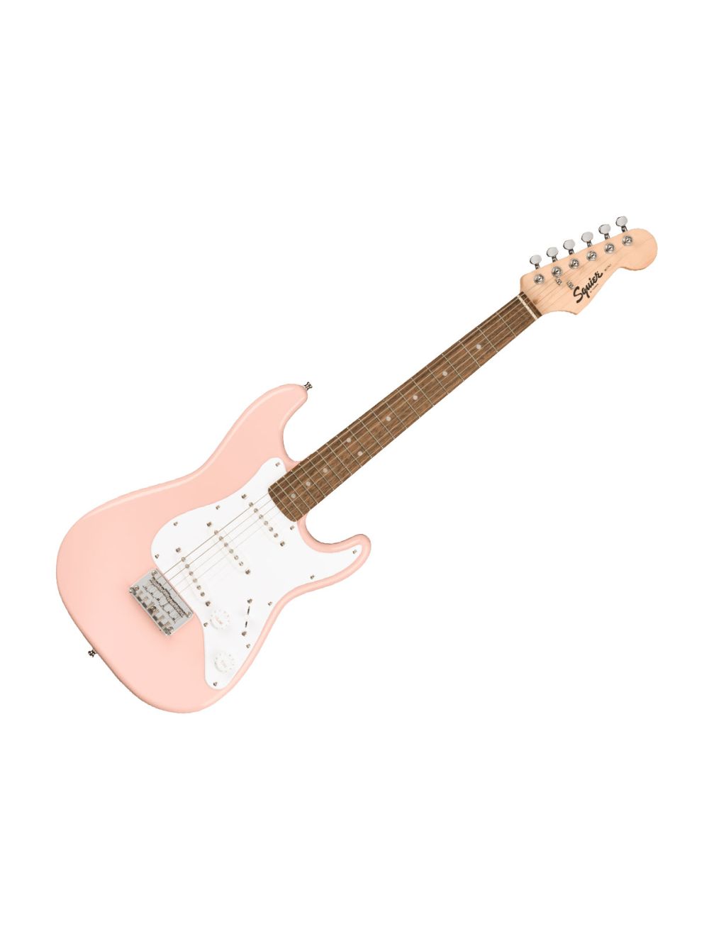 Used Squier Mini Stratocaster - Shell Pink w/ Laurel FB