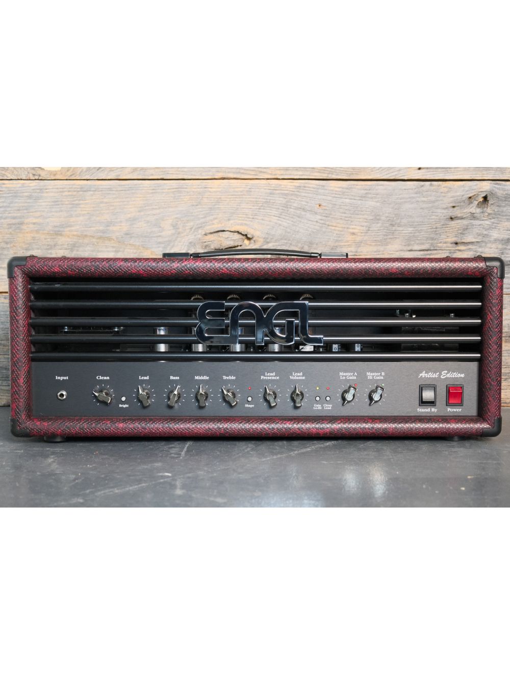 ENGL E651 Custom Shop Artist Edition 100 Guitar Amp Head - Red Snakeskin