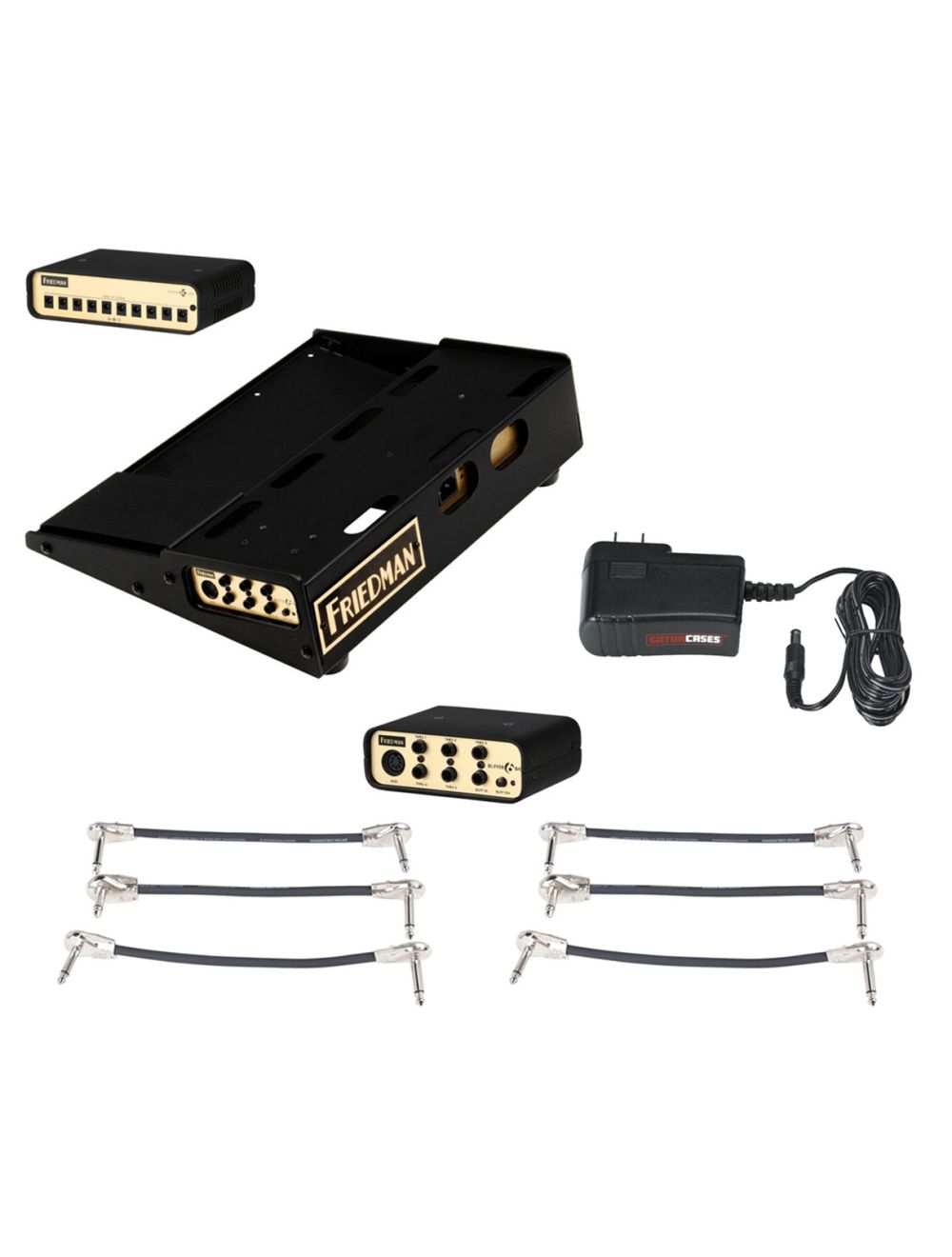 Friedman TOURPRO 1317 Platinum + Gator 9V Power Combo & 3 Patch Cables