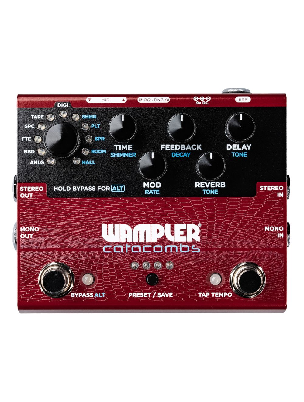 Wampler Catacombs Reverb/Delay Pedal - Open Box