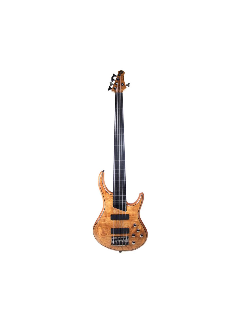 MTD Kingston KZ 5 String Fretless Bass Gloss Natural Ebonol
