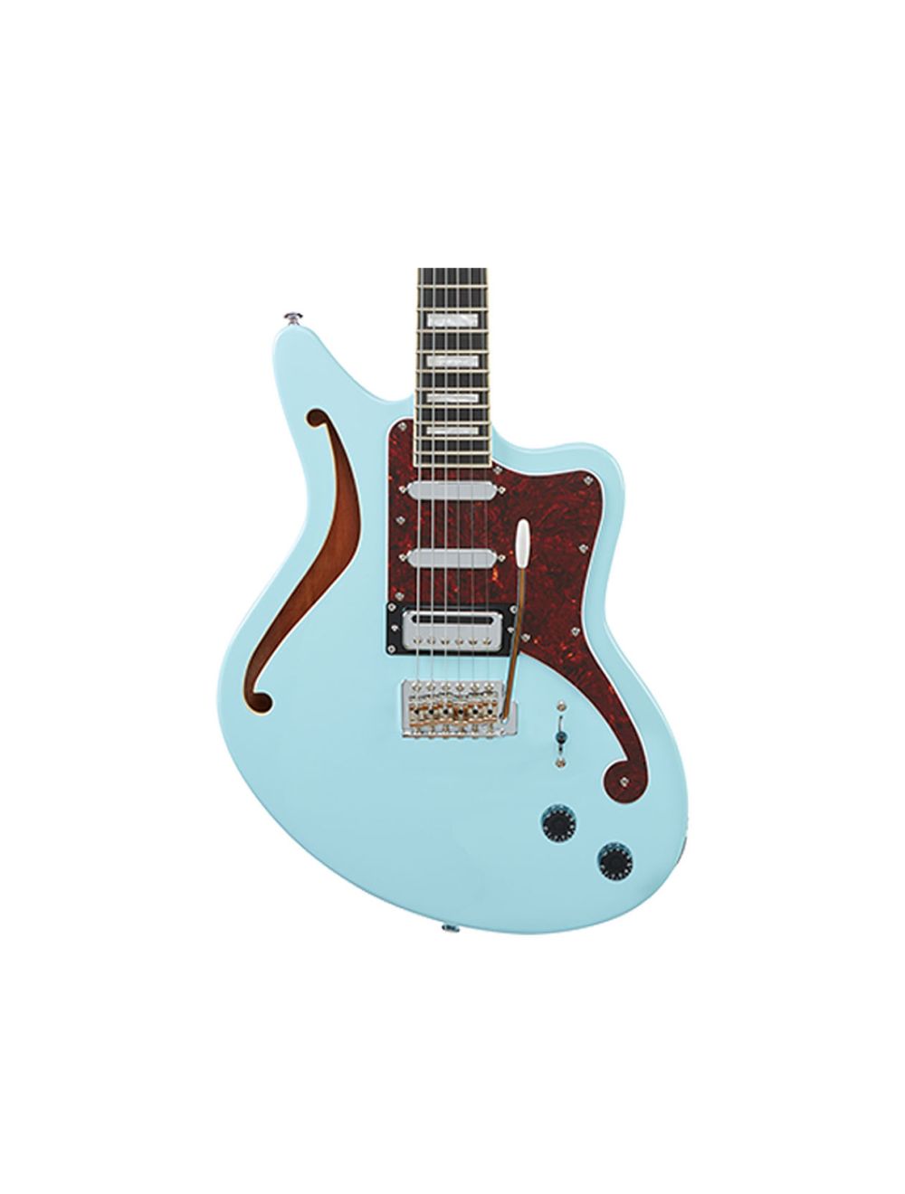 D'Angelico Premier Bedford Semi-Hollow Guitar - Sky Blue - B-Stock