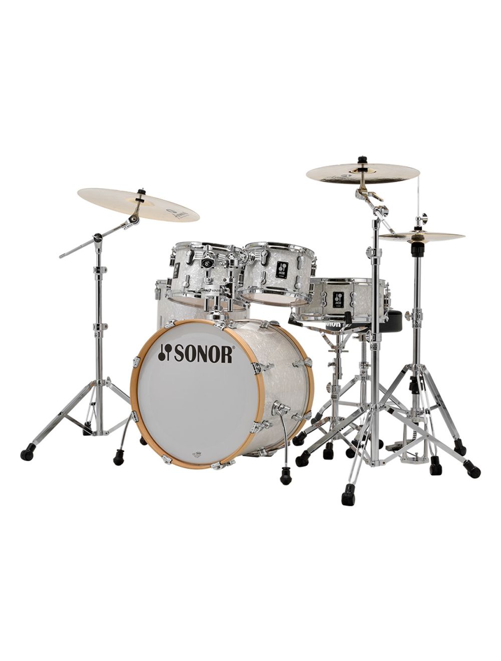 Sonor AQ2 Maple Studio 5-pc Shell Pack w/ 20" Kick - White Marine Pearl - Open Box