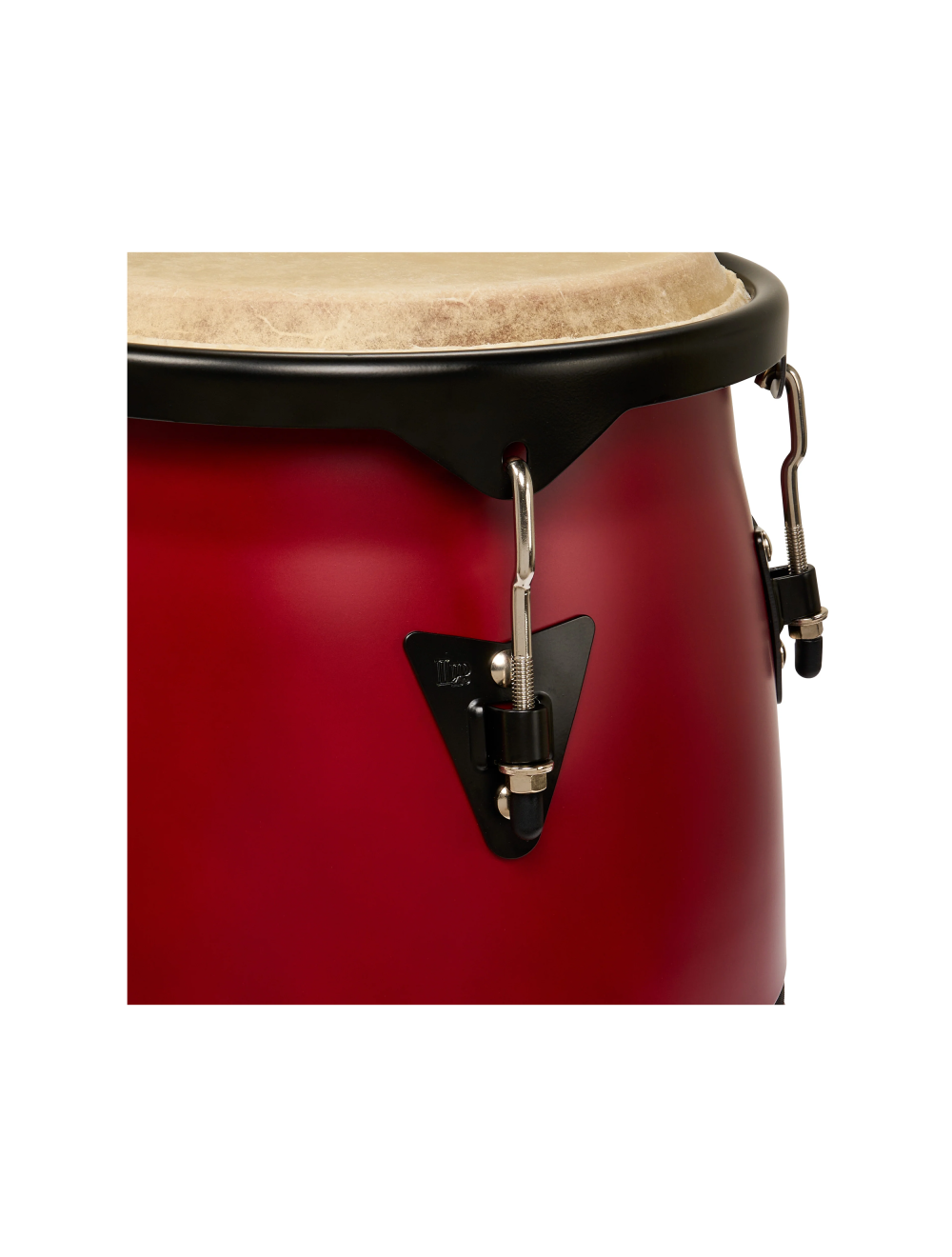 Latin Percussion 10"/11" Discovery II Conga Set w/ Aluminum Stand - Red