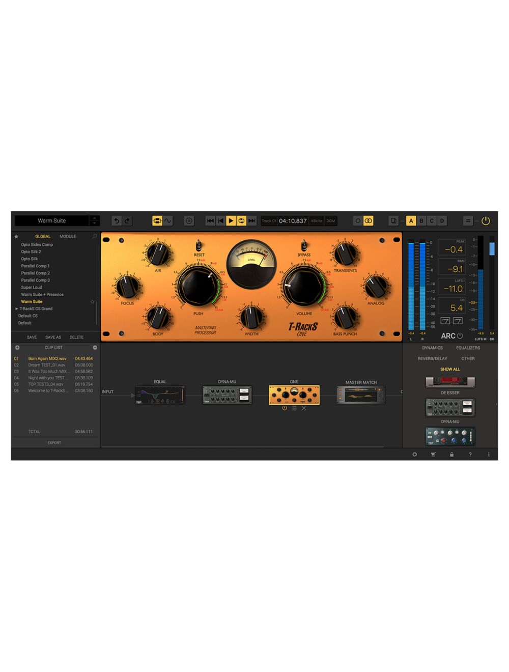 IK Multimedia CSR Hall Reverb Plug-In