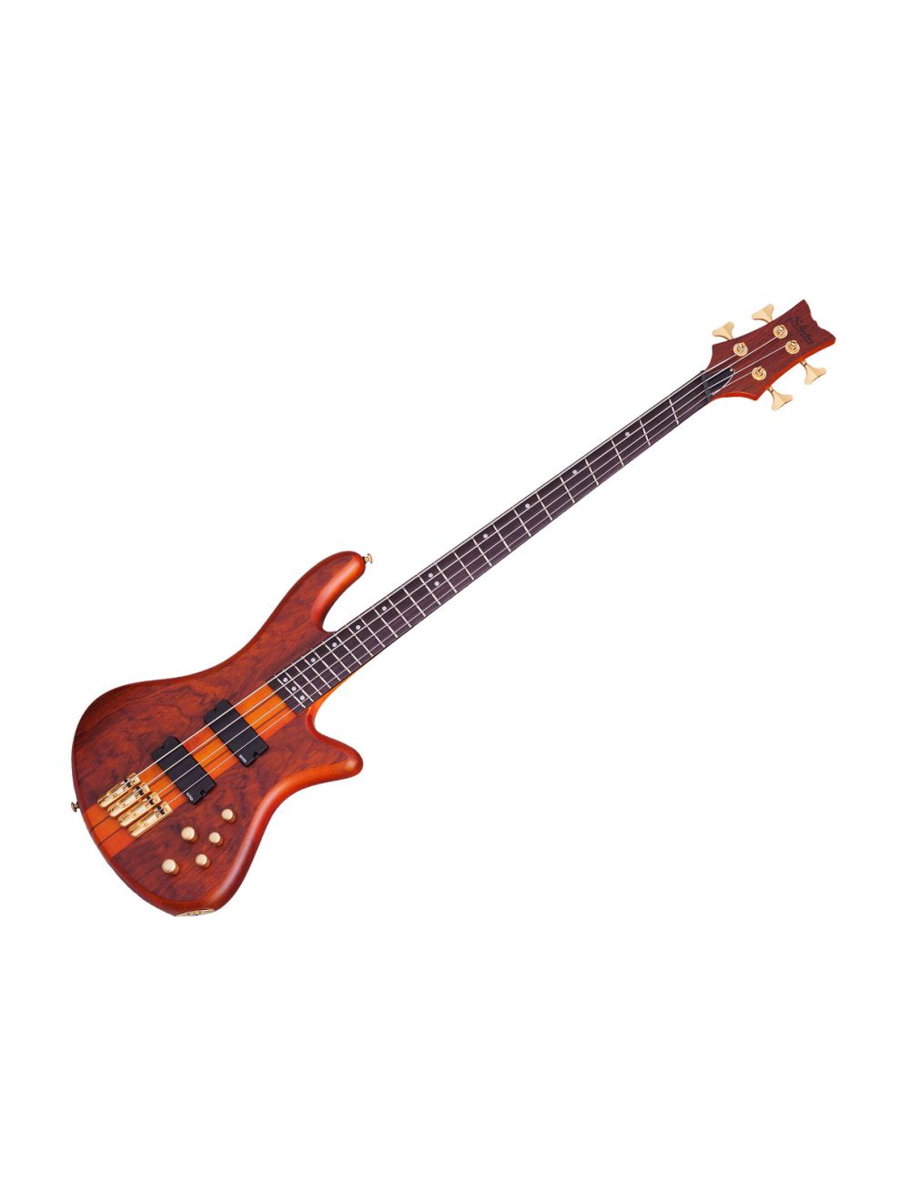 Schecter Stiletto Studio 4 Fanned Fret Honey Satin
