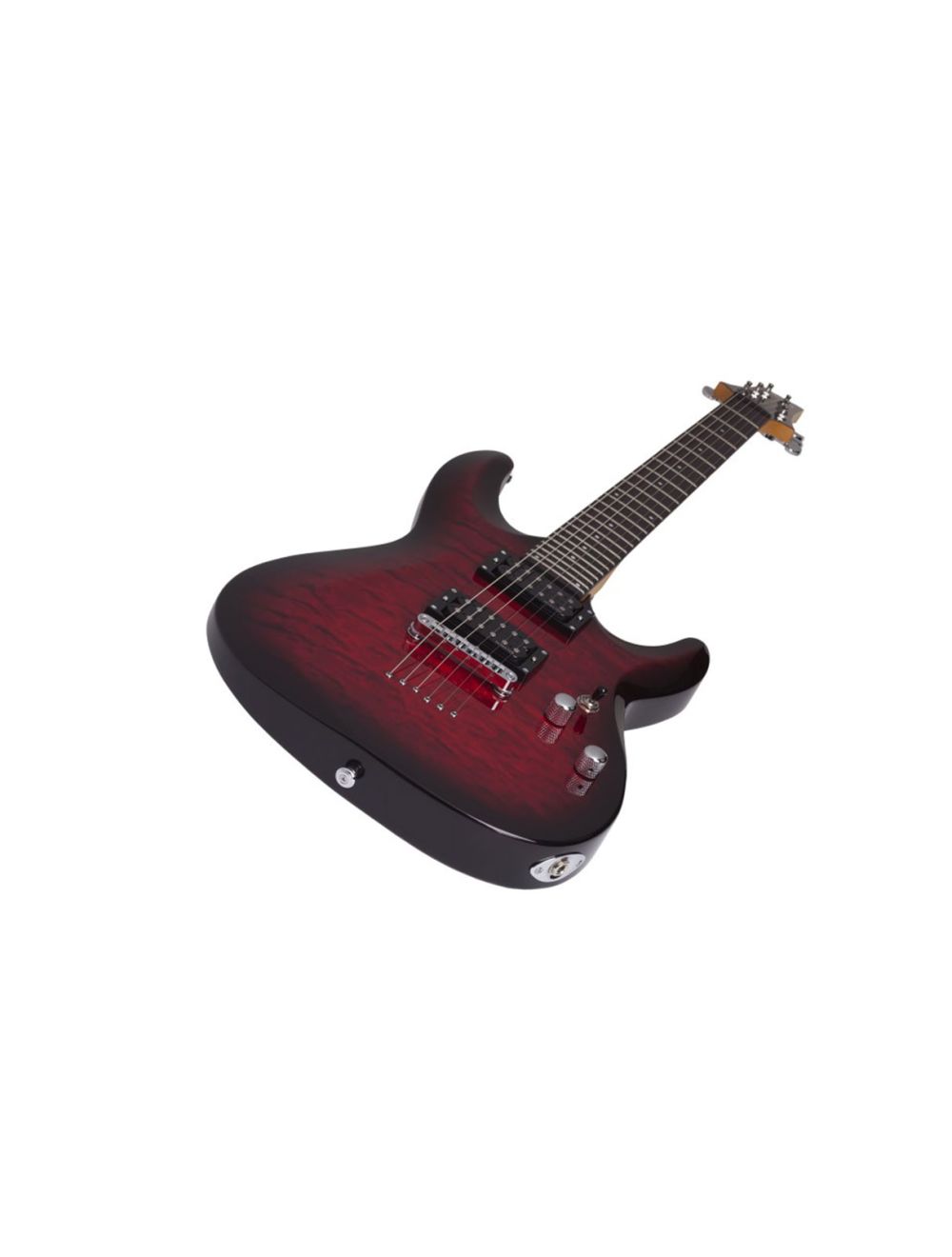 Schecter C-6 Plus Electric Guitar - See-Thru Cherry Burst