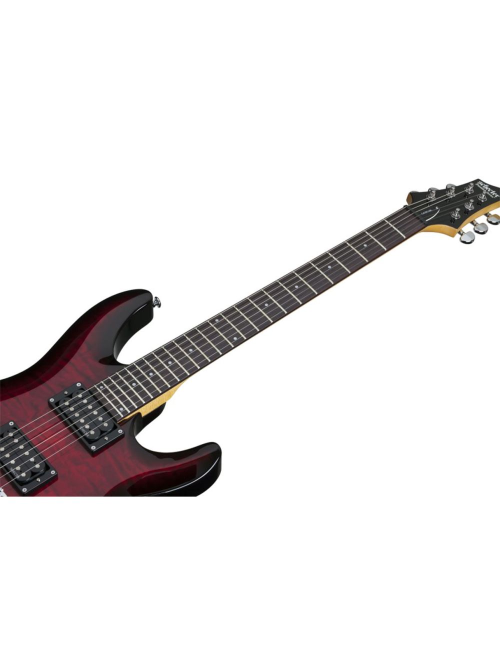 Schecter C-6 Plus Electric Guitar - See-Thru Cherry Burst