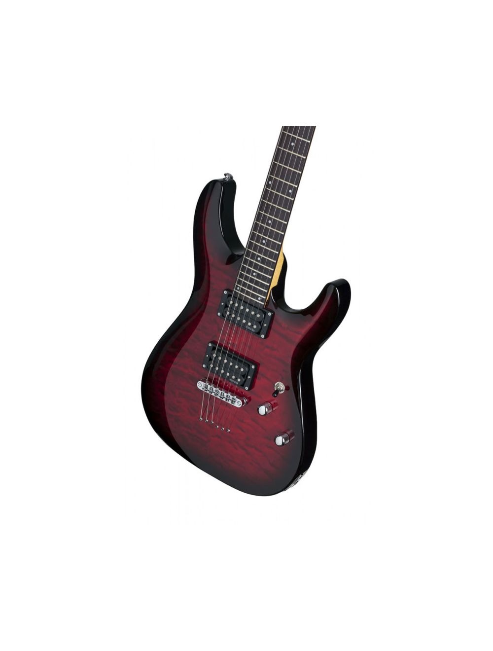 Schecter C-6 Plus Electric Guitar - See-Thru Cherry Burst