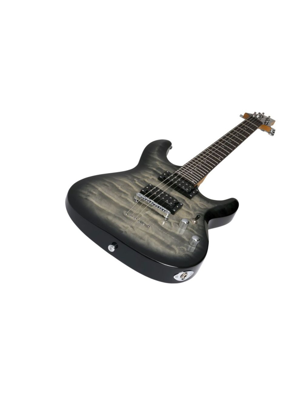 Schecter C-6 Plus Electric Guitar - Charcoal Burst