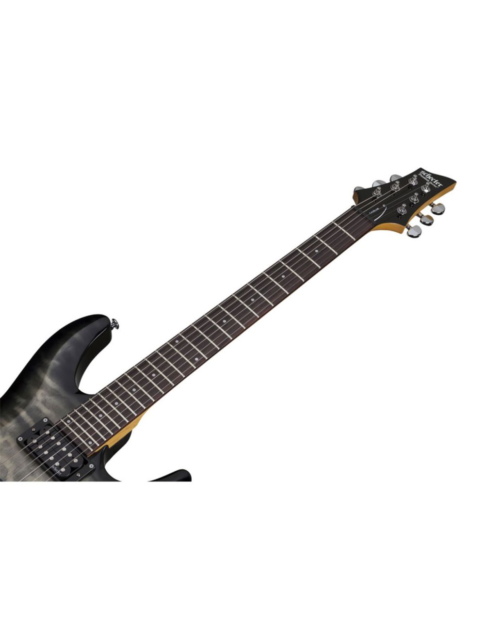 Schecter C-6 Plus Electric Guitar - Charcoal Burst