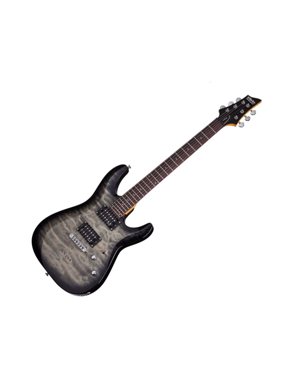 Schecter C-6 Plus Electric Guitar - Charcoal Burst