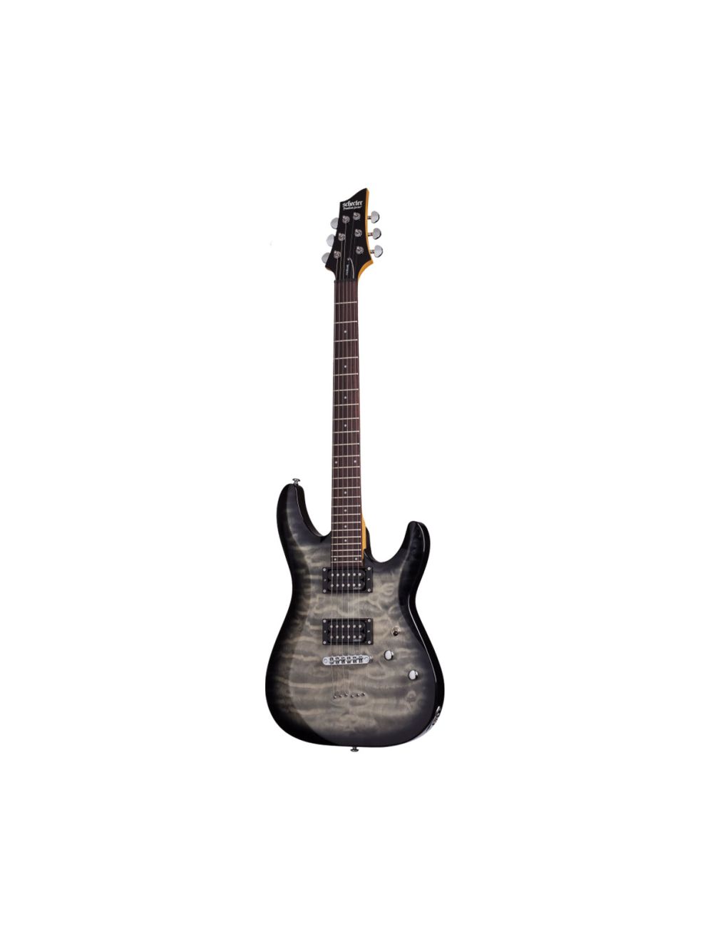 Schecter C-6 Plus Electric Guitar - Charcoal Burst