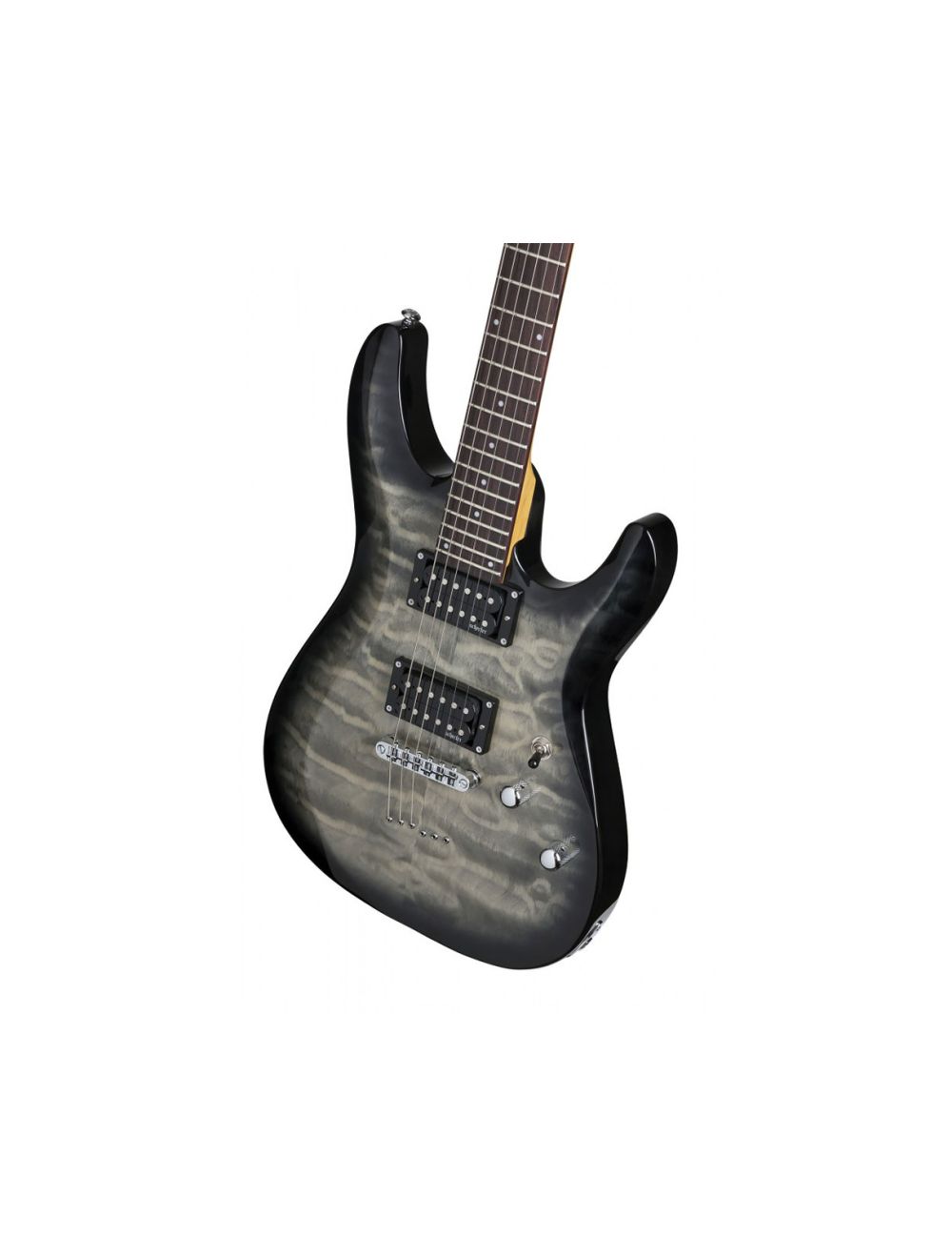 Schecter C-6 Plus Electric Guitar - Charcoal Burst