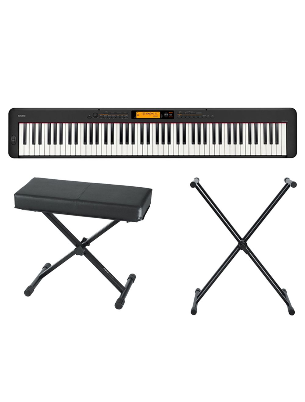 Casio CDP S350 88 Key Hammer Action Digital Piano Stand Bench