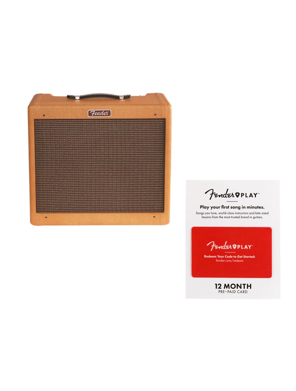 Fender Blues Junior - Lacquered Tweed + Fender Play 12 Month Card