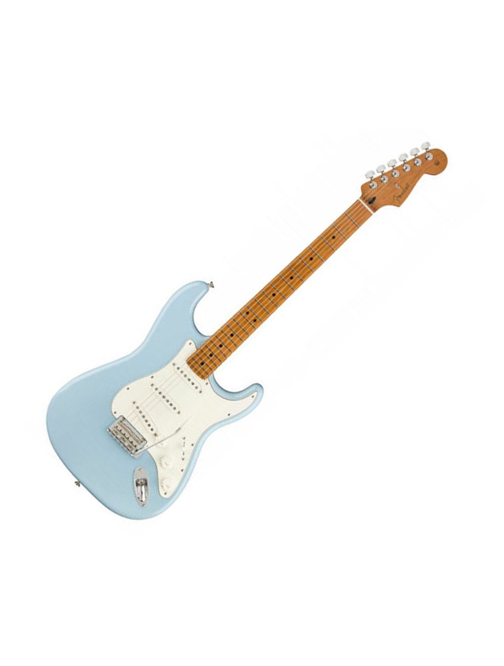 Sonic blue strat roasted maple neck hot sale