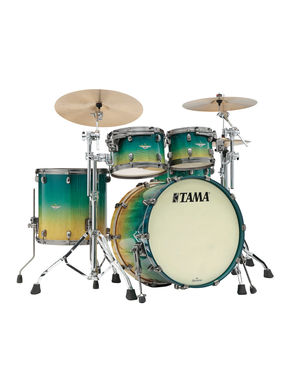 Tama Starclassic Maple 4-pc Shell Pack SBN HW - Marine Shoreline Movingui Fade