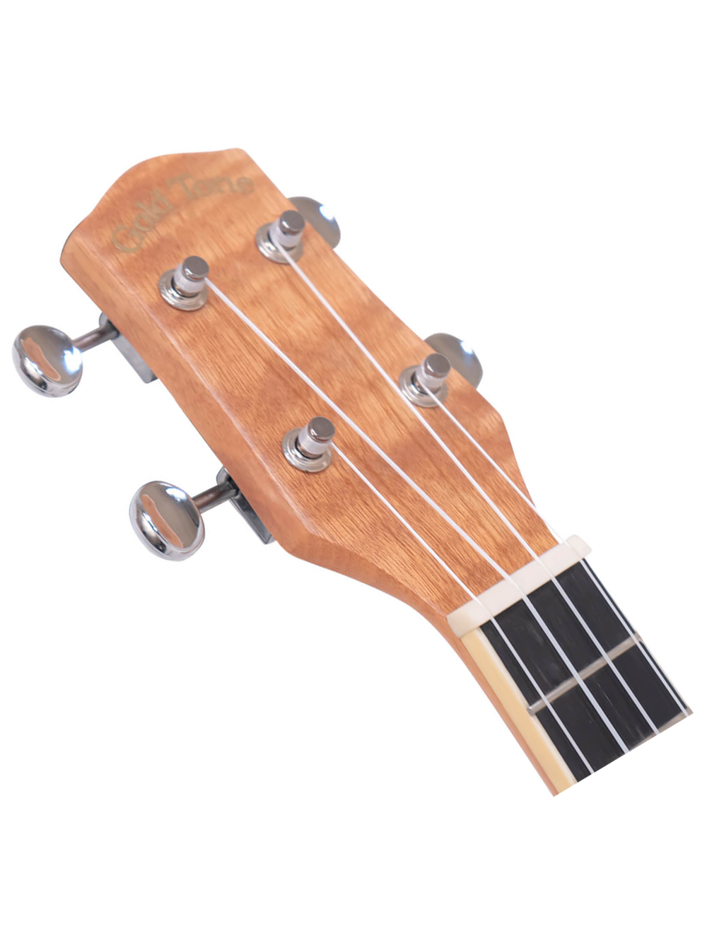 Gold Tone Curly Maple Resonator Concert-Scale Ukulele - Open Box