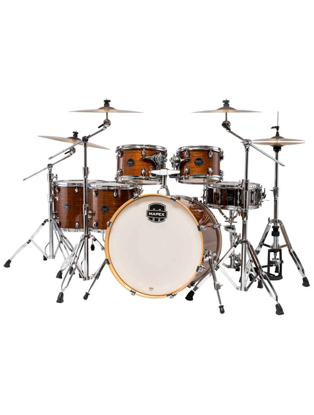 Mapex Armory Series Studioease 6-Pc Shell Pack Fast Toms - Roasted Chestnut - Open Box