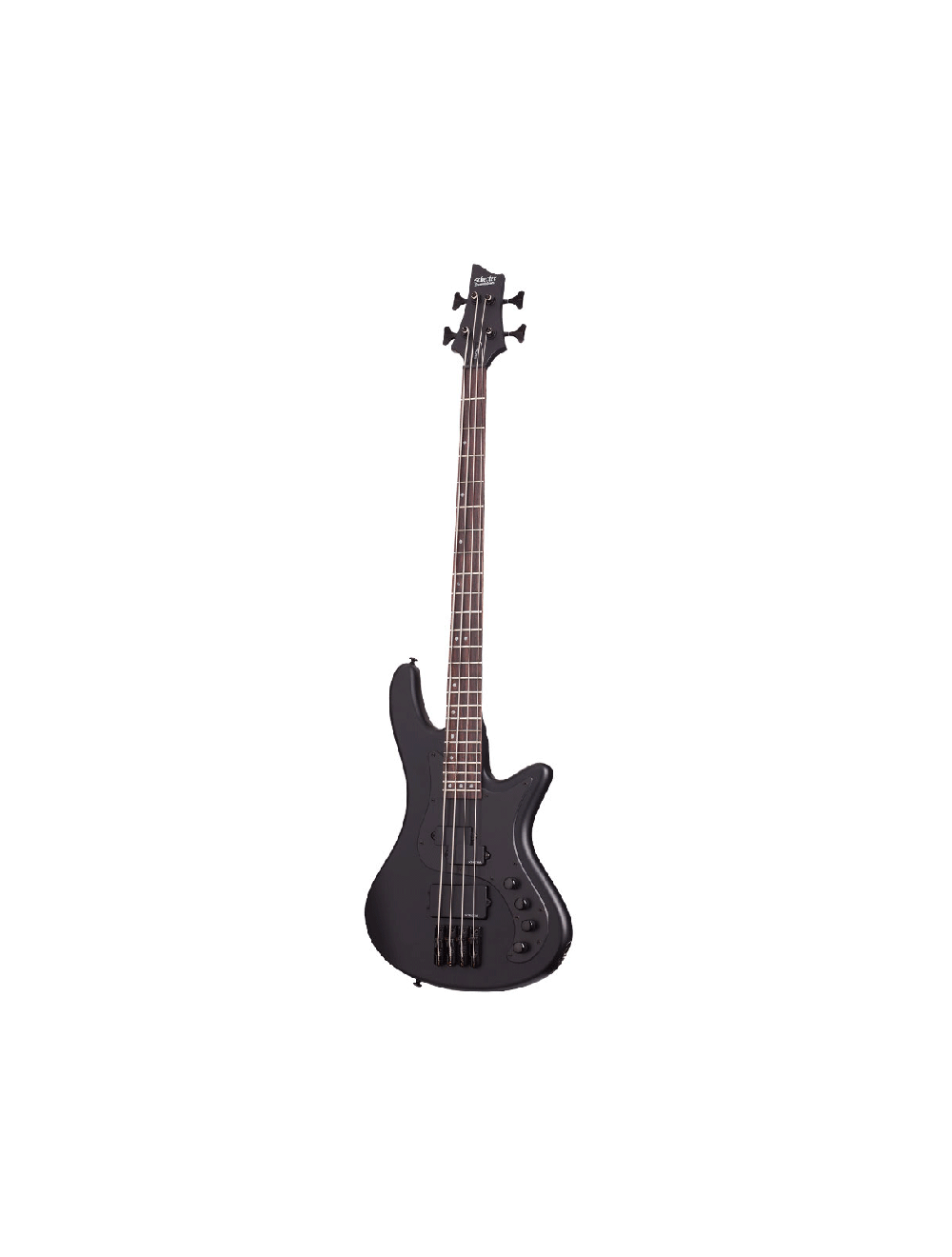 Schecter Stiletto Stealth-4 Bass Guitar - Satin Black
