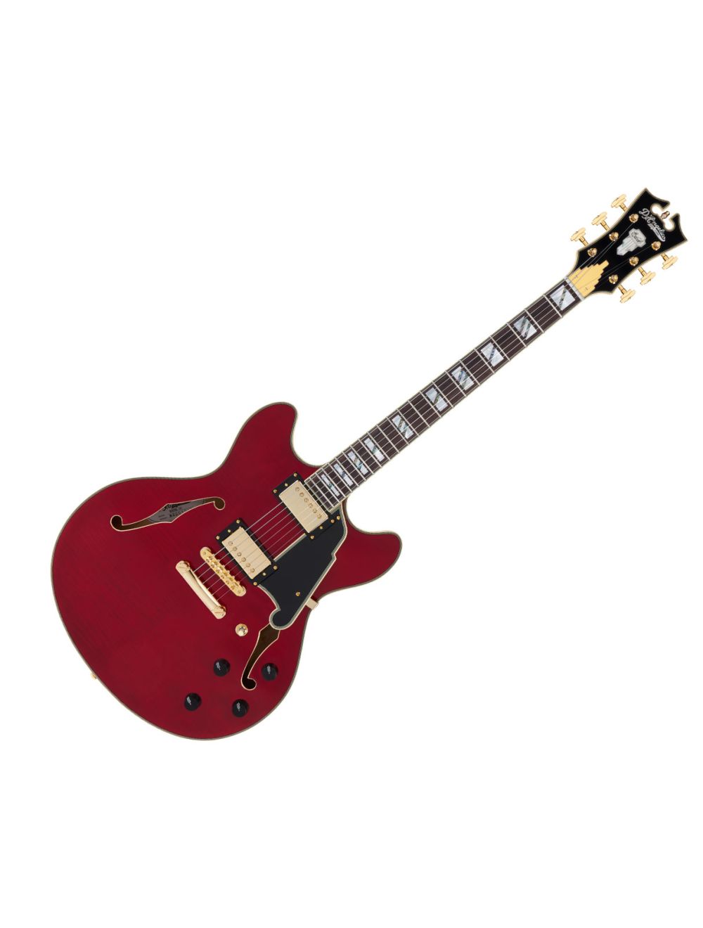 D'angelico Excel DC w/ Stop-Bar Tailpiece - Trans Cherry - B-Stock