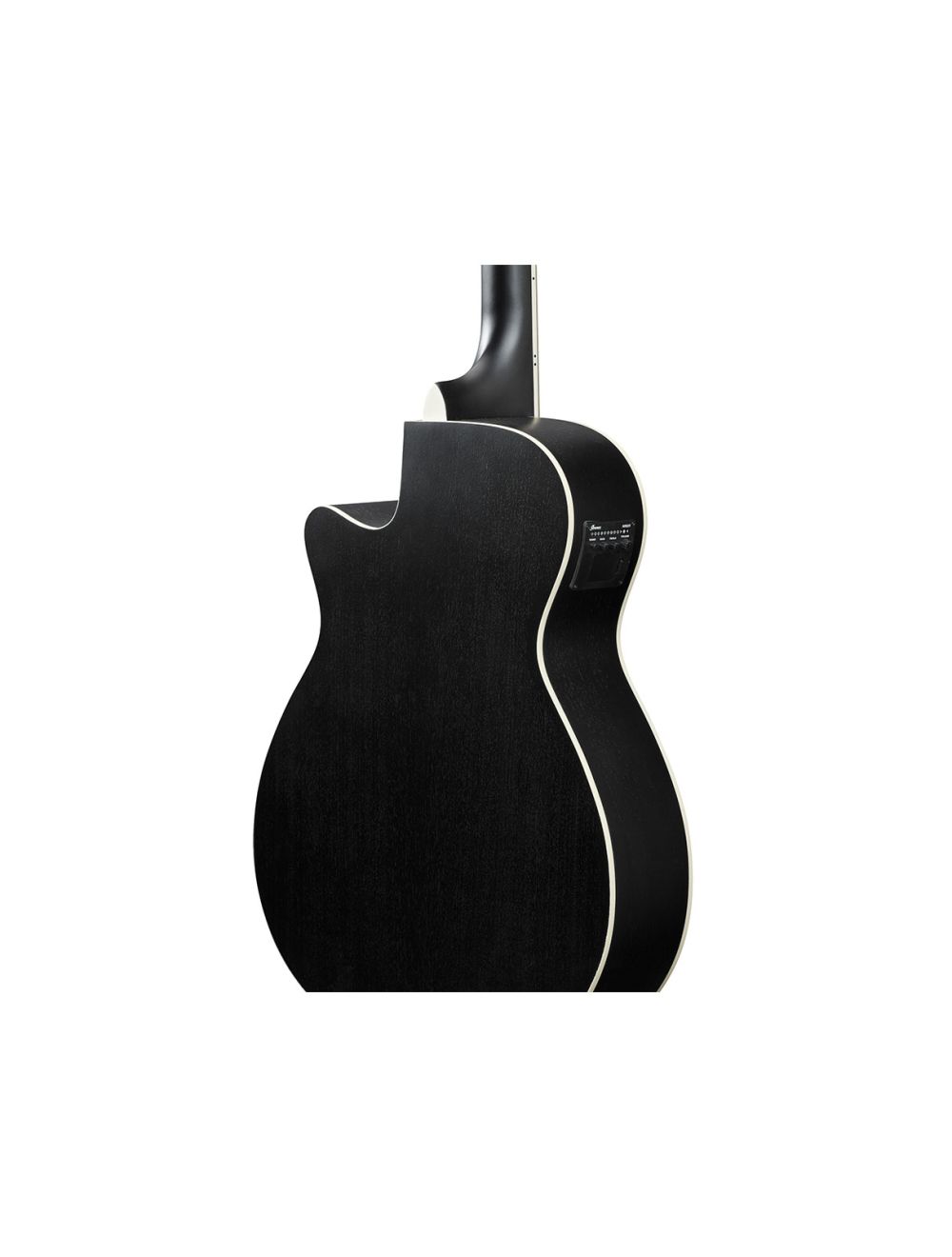 Ibanez AEG7MHWK Acoustic Electric Guitar Weatherd Black Open Pore