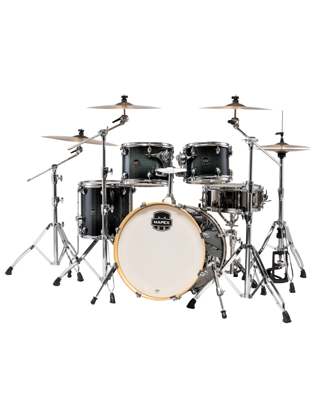 Mapex Armory Series Fusion 5-Pc Shell Pack - Black Onyx Burst - Open Box