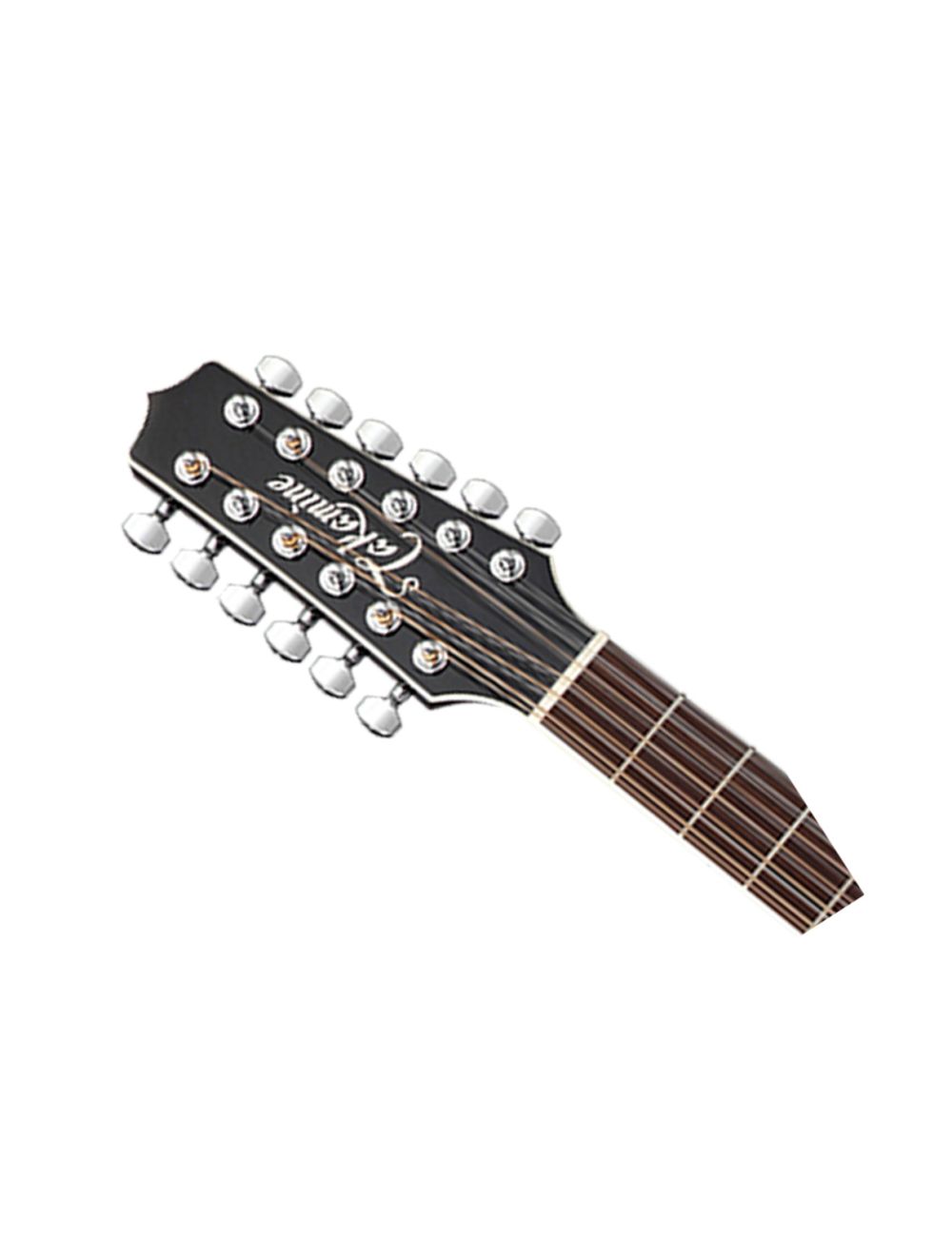 Takamine EF381SC 12-String Dreadnought w/ Cutaway - Gloss Black