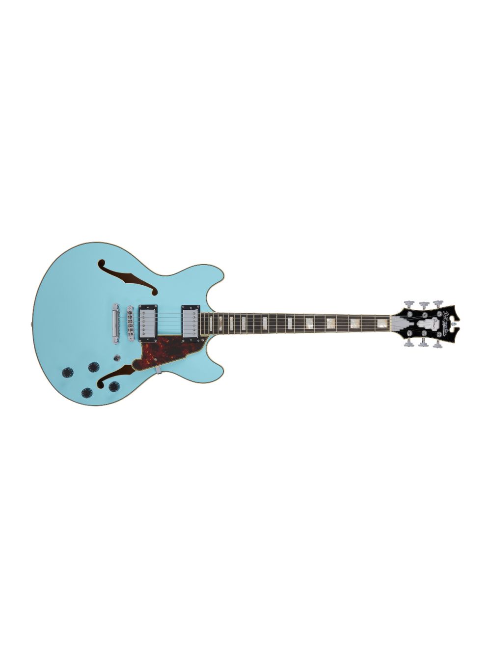D'angelico Premier DC w/ Stop-Bar Tailpiece - Sky Blue - Factory Direct B-Stock