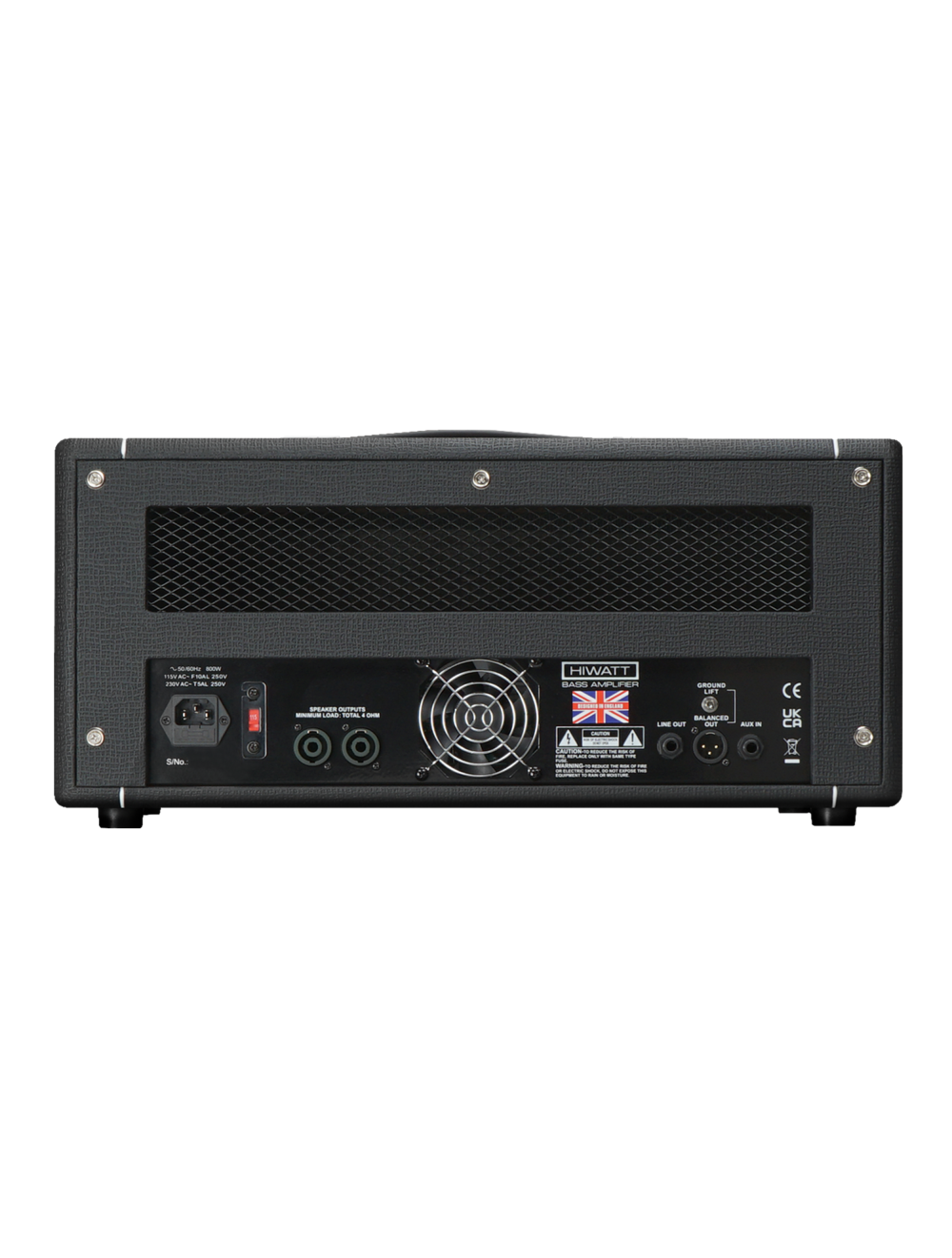 Hiwatt Bulldog 440 440-Watt Bass Amplifier Head - Black - Open Box