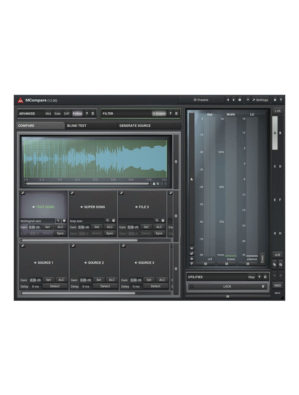 Melda MCompare Reference Tool For Mixing & Mastering