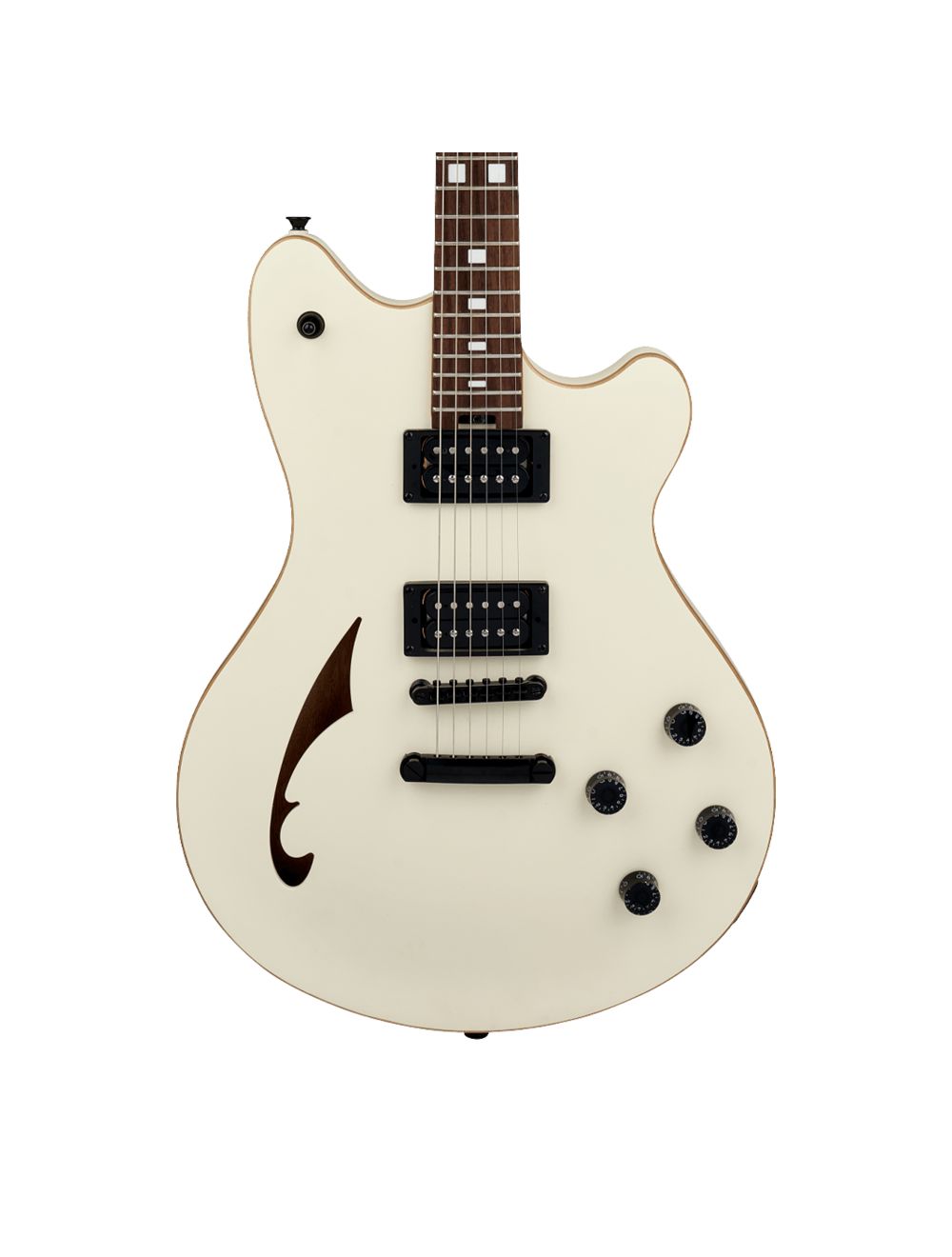 EVH SA-126 Standard Electric Guitar - Satin Vintage White w/ Rosewood FB
