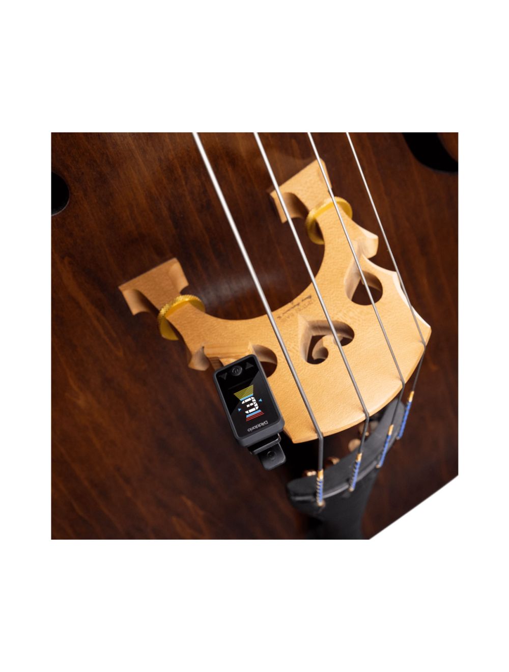 D'Addario Eclipse Cello/Bass Tuner - Black