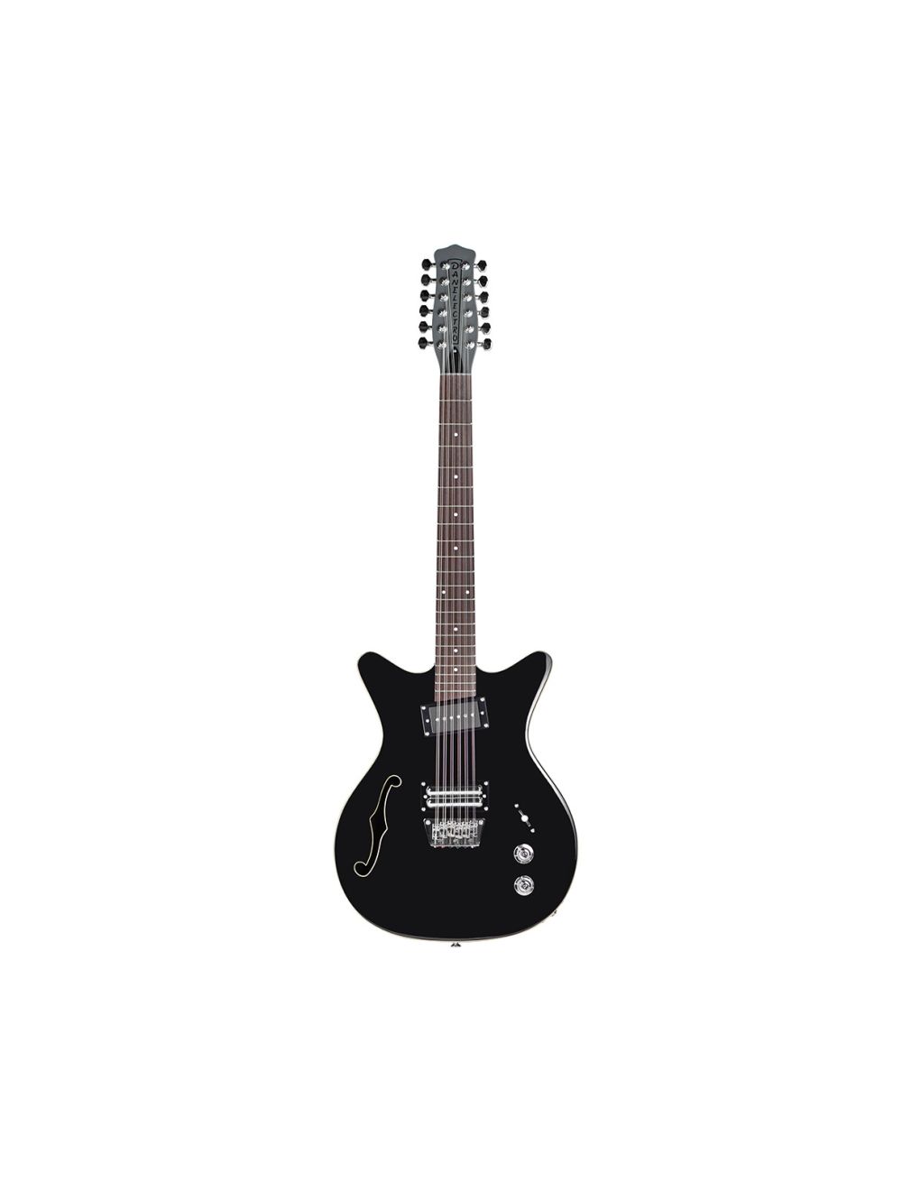 Danelectro Fifty Niner 12-String Semi-Hollow Guitar - Black