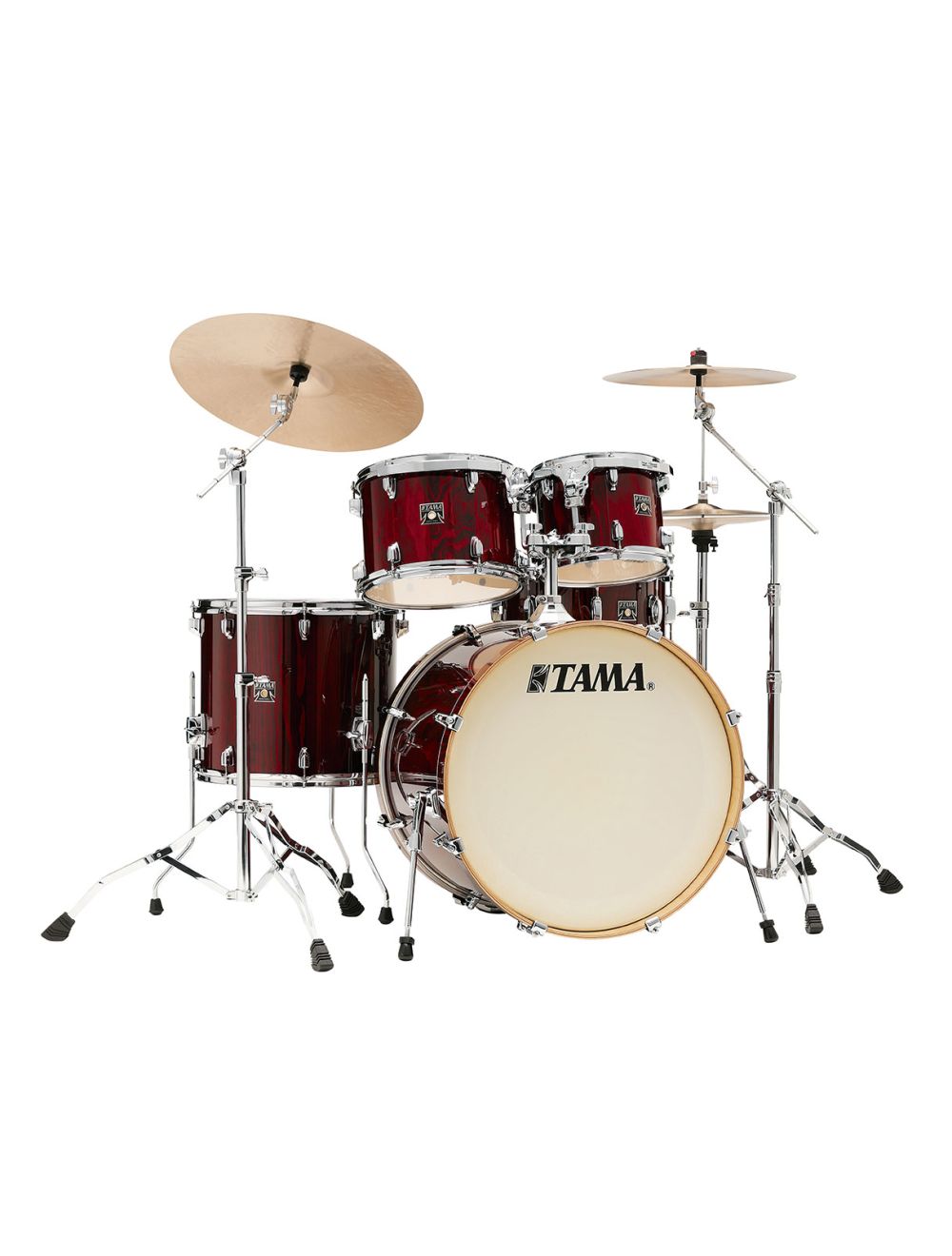 Tama Superstar Classic 5-pc Shell Pack - Gloss Garnet Lacebark Pine - Used