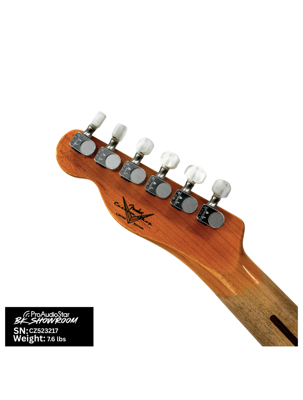 Used Fender Custom Shop Caballo Tono Telecaster - Black w/OHSC