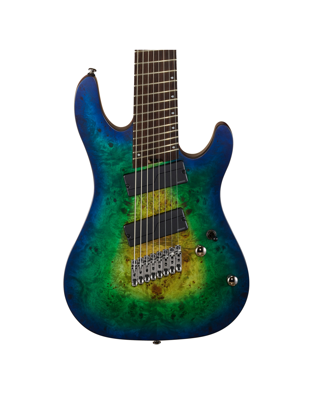 Cort KX508MS 8-String Electric Guitar - Mariana Blue Burst