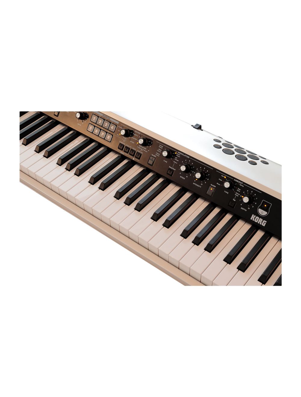 Korg SV-2-88S Expanded "Stage Vintage" Piano w/ Speakers - Vintage Creme