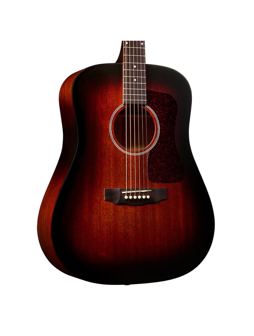 Guild D-20E Acoustic-Electric Guitar w/Case - Vintage Sunburst - Open Box