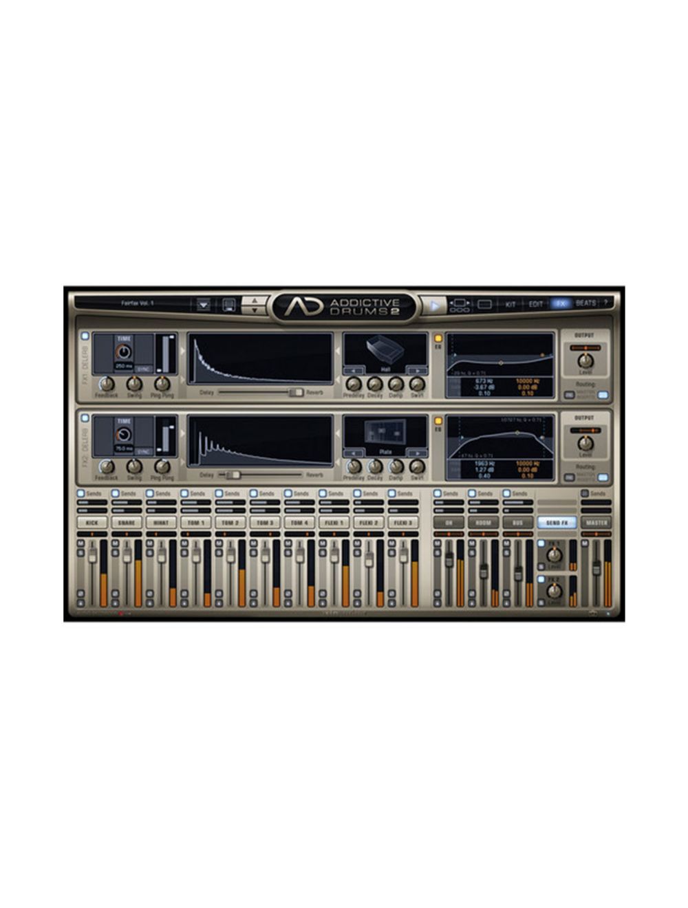 XLN Audio Session Percussion ADPACK for AD2