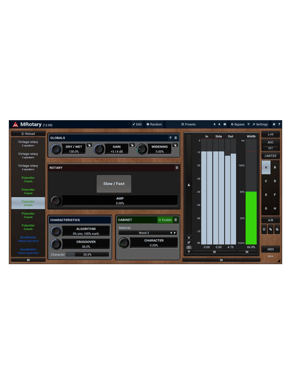Melda MRotary Speaker Cabinet Simulation