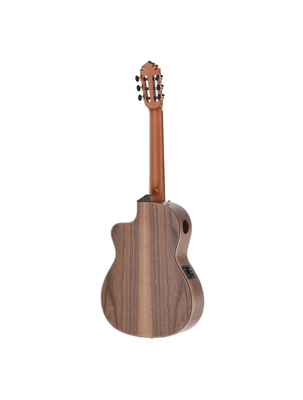 Manuel Rodriguez Café Cortado A/E Guitar - Curly Walnut Satin - Open Box